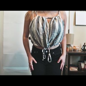 Billabong cropped tank top